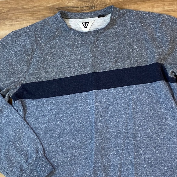 VISSLA Other - Vissla Sweatshirt Mens XL Surf Streetwear Cotton Blend Relaxed Blue Grey Casual